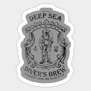 Deep Sea Diver's Brew Est.1901 (distressed) Sticker